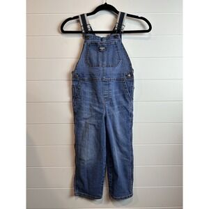 Oshkosh B'Gosh Denim Carpenter Style Bib‎ Overalls Size 5T Blue